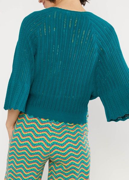 Sommer Cardigan Fairy Wrap Wetland Green Knit