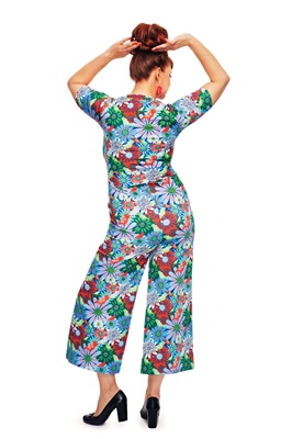 Britta Jumpsuit Fageltivoli Bla