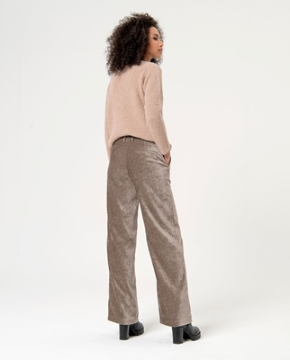 Straight Trousers Stone