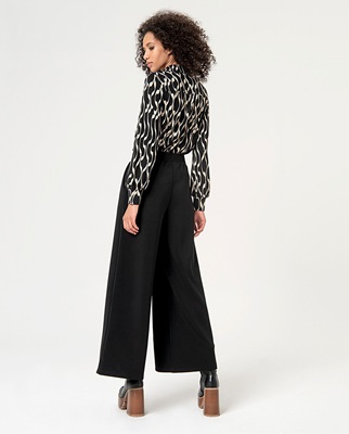 Wide Trousers Black