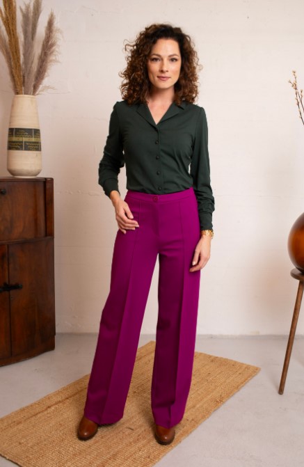 Taylor Pants Magenta Punty