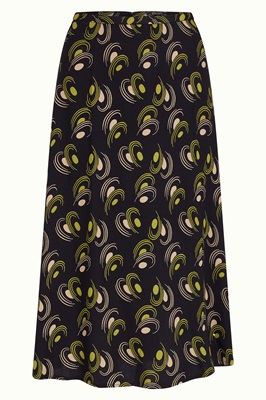 Juno Midi Skirt Beat Woodbine Green