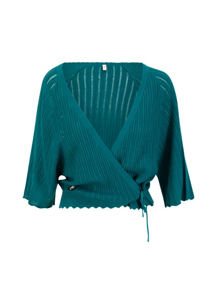 Sommer Cardigan Fairy Wrap Wetland Green Knit