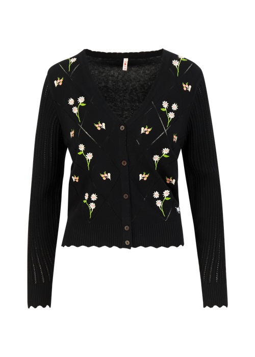 Sommer Cardigan Sweet Soiree Dark Liquorice Knit