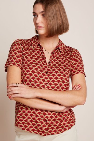 Maisie Blouse Touche-True Red