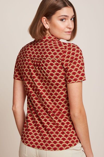 Maisie Blouse Touche-True Red