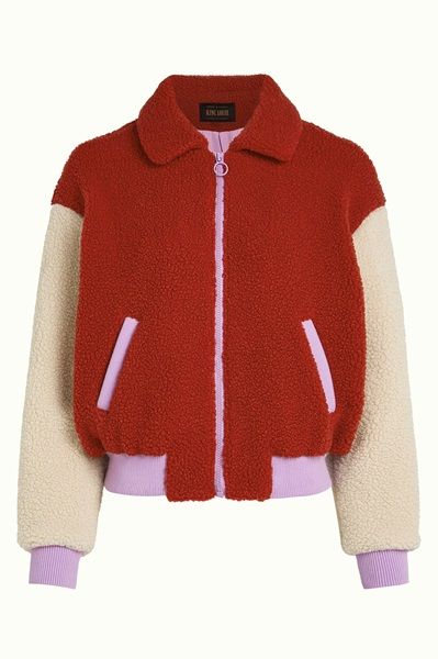 Fay Jacket Teddy Red