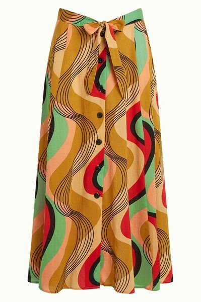 Judy Midi Skirt Falaise Harvest Yellow