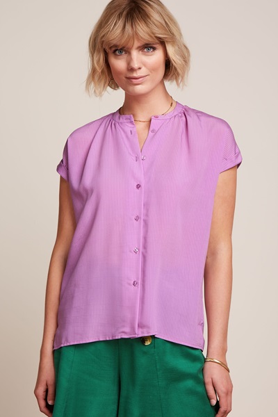 Stella Blouse Nougat Crocus Lilac