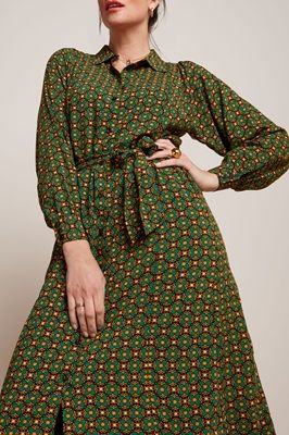 Marisa Dress Valley Peacock Green