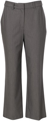 Elodie Trousers  Grey Pin Stripe