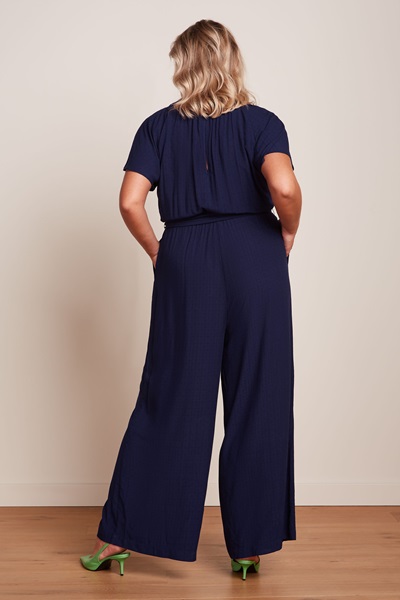 Talia Jumpsuit Tortoise Evening Blue
