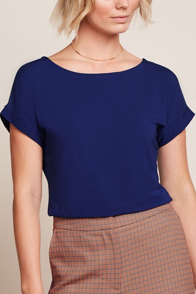 Aria Top Caprice Beacon Blue