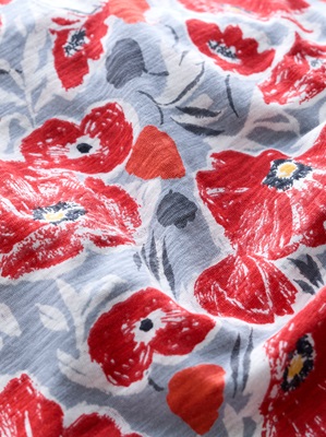 Polmanter Dress Crayon Poppy Heron Mix