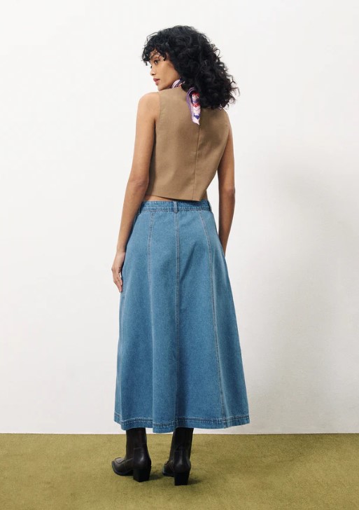 Ermeline Blue Skirt