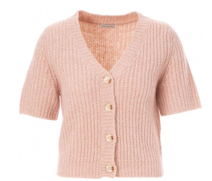 Ebony Cardigan Blush