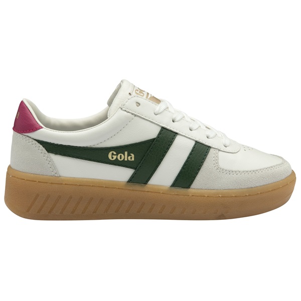 Gola Grandslam Elite White /Evergreen/Fuchsia/Gum