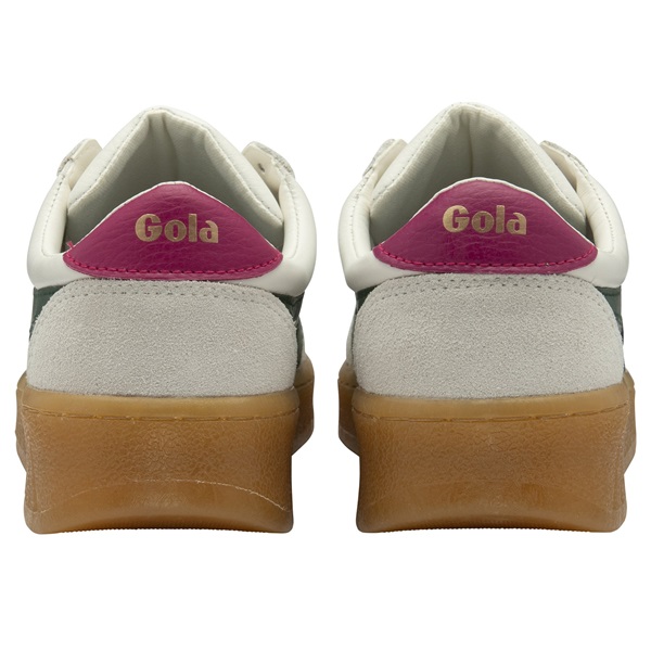 Gola Grandslam Elite White /Evergreen/Fuchsia/Gum