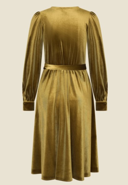 Nieuw Dalida Dress Steam Velvet Gold