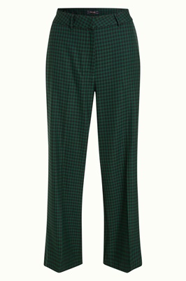 Federica Pants Norman Check Avar Green