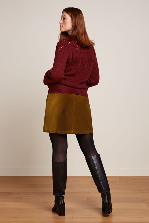 Olivia skirt Uni Fargo Golden Brown