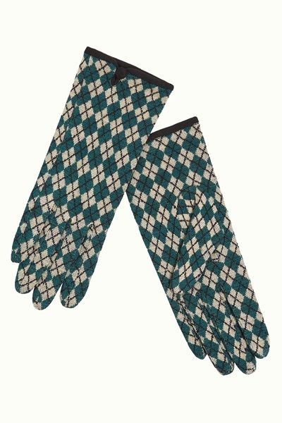 Gloves Argyle Urban Green